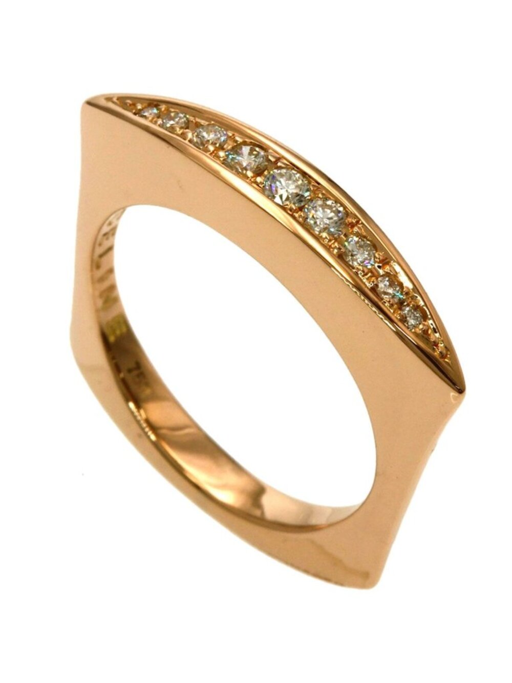 Celine Diamond Ring 18k Pink Gold
